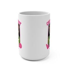 Biewer Terrier Football Cheer Buddy Cheerleading Dog 15oz Large Coffee Mug Ceramic Drinkware Tea Washable | Paws Up Life, LLC