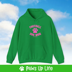 Football Dog Mom Football Unisex Hoodie Hooded Sweatshirt Classic Cotton | Paws Up Life, LLC