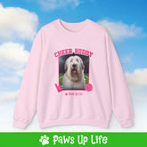 Briard Football Cheer Buddy Cheerleading Dog Crewneck Sweatshirt, Unisex Gift for Animal Lovers, Dog Mom Dad Sweatshirt, Cute Dog Lover Apparel, Fun Pet | Paws Up Life, LLC