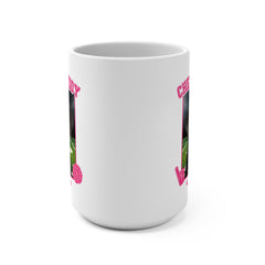 Labradore Retriever Black Lab Football Cheer Buddy Cheerleading Dog 15oz Large Coffee Mug Ceramic Drinkware Tea Washable | Paws Up Life, LLC