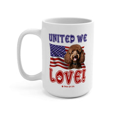 Patriotic Poodle Mug