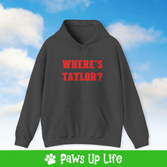 Where's Taylor Football Unisex Hoodie Hooded Sweatshirt Classic Cotton | Paws Up Life, LLC