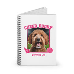 Groodle Football Cheer Buddy Cheerleading Dog Spiral Notebook for Office and Home - Ruled Line | Paws Up Life, LLC