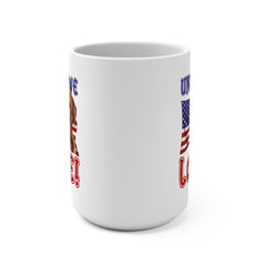 Dogeus de Bordeax Dog United We Love 15oz Large Coffee Mug Ceramic Drinkware Tea Washable | Paws Up Life, LLC