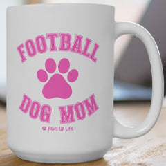 Football Dog Mom 15oz Large Coffee Mug Ceramic Drinkware Tea Washable