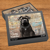 Cane Corso Puzzle - A Challenging Puzzle Featuring the Majestic Italian Breed - Perfect for Dog Lovers and Puzzle Enthusiasts! Choose from (252 or 500-Pieces) Gift For Dog Mom or Dad, Adults and Kids | Paws Up Life, LLC