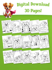 Windys Superpower Adventure Coloring Book | Digital Download