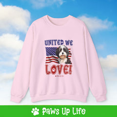 Havanese Dog United We Love Dog Crewneck Sweatshirt, Unisex Gift for Animal Lovers, Dog Mom Dad Sweatshirt, Cute Dog Lover Apparel, Fun Pet | Paws Up Life, LLC