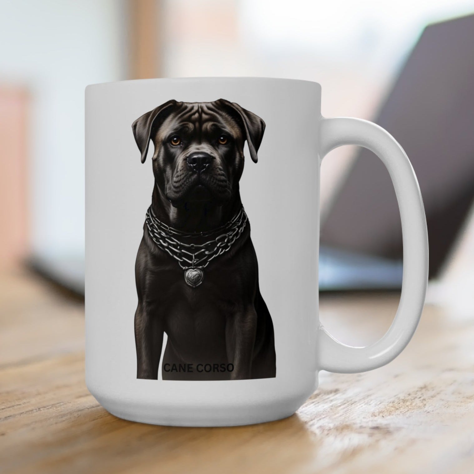 Cane Corso Mug: Showcase the Majestic Italian Breed with Every Sip - Perfect Gift for Dog Lovers,   Dog Mom and Dad,  Ceramic Mug 15oz | Paws Up Life, LLC