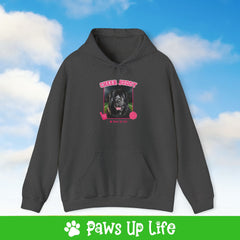 Newfoundland Football Cheer Buddy Cheerleading Dog Unisex Hoodie Hooded Sweatshirt Classic Comfy Cotton | Paws Up Life, LLC