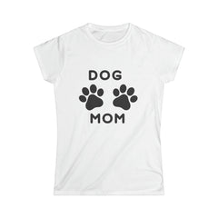 Dog Mom Soft Style Tee By Gildan|  Perfect Gift For Her| Mother's Day, Birthday, Christmas, New Puppy, New Pet Owner, Pet Adoption | Paws Up Life, LLC