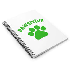 Pawsitive Dog Lover Spiral Notebook for Office and Home - Ruled Line | Paws Up Life, LLC