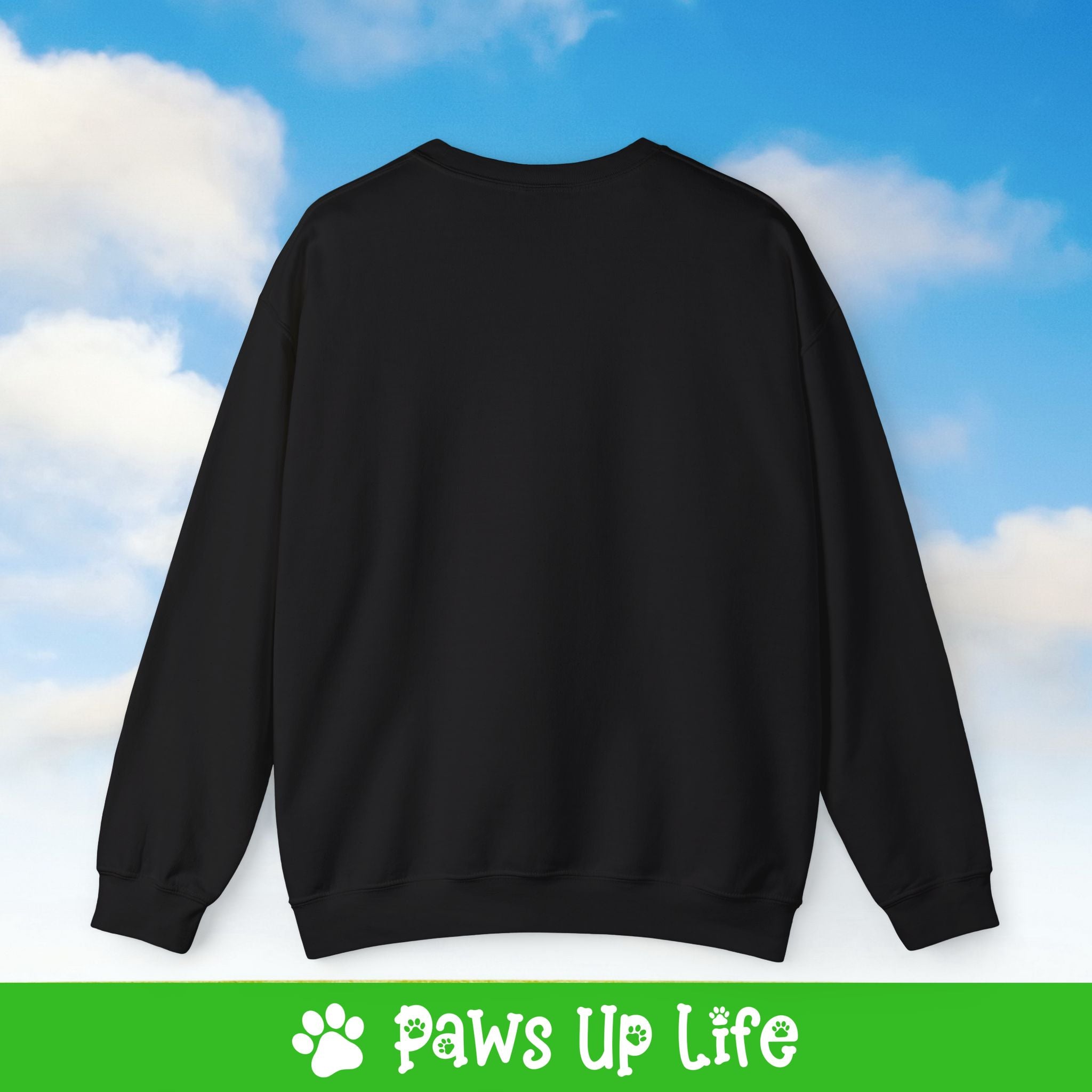 Newfoundland Football Cheer Buddy Cheerleading Dog Crewneck Sweatshirt, Unisex Gift for Animal Lovers, Dog Mom Dad Sweatshirt, Cute Dog Lover Apparel, Fun Pet | Paws Up Life, LLC