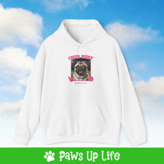 Pug Football Cheer Buddy Cheerleading Dog Unisex Hoodie Hooded Sweatshirt Classic Comfy Cotton | Paws Up Life, LLC