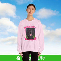 Boykin Spaniel Football Cheer Buddy Cheerleading Dog Crewneck Sweatshirt, Unisex Gift for Animal Lovers, Dog Mom Dad Sweatshirt, Cute Dog Lover Apparel, Fun Pet | Paws Up Life, LLC