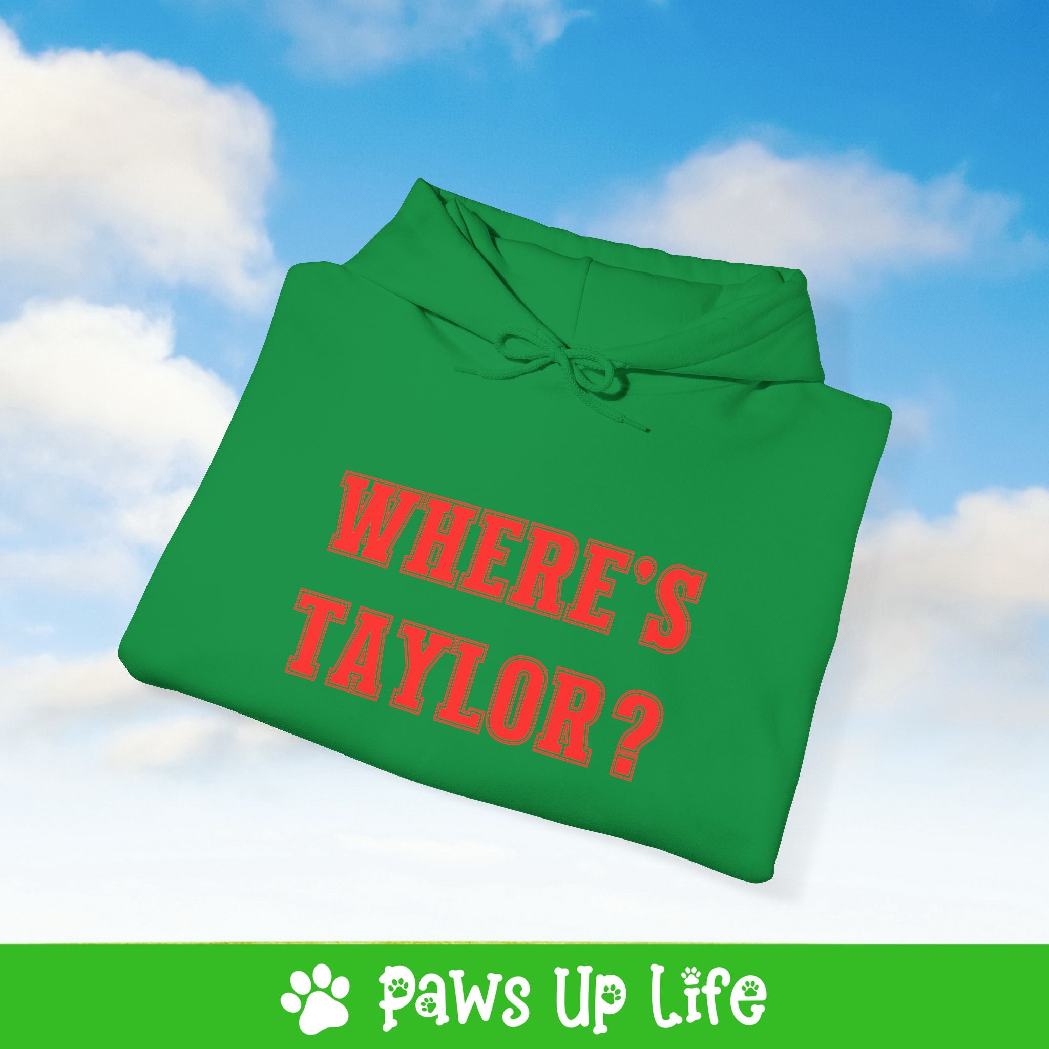 Where's Taylor Football Unisex Hoodie Hooded Sweatshirt Classic Cotton | Paws Up Life, LLC