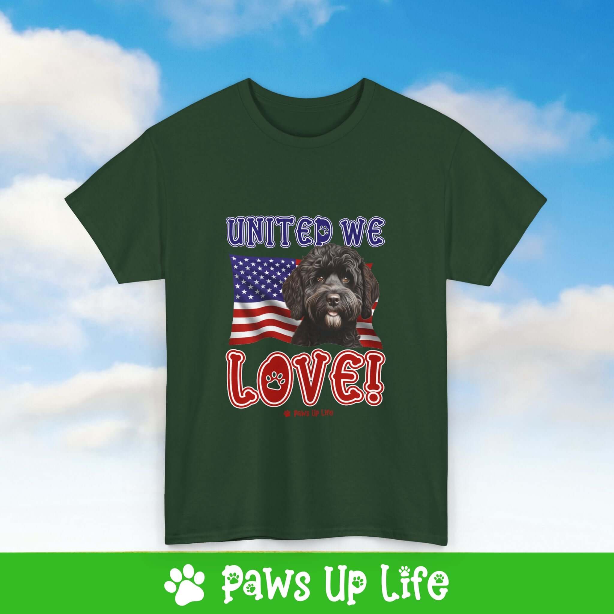 Portuguese Water Dog Patriotic TShirt