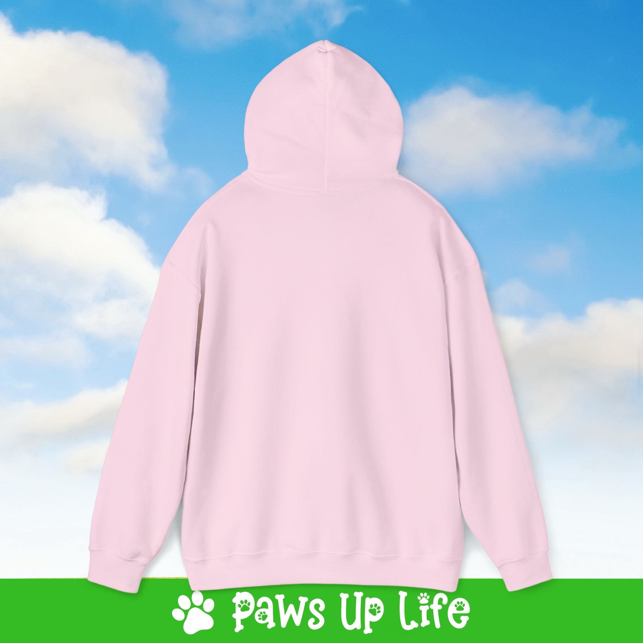 Newfoundland Football Cheer Buddy Cheerleading Dog Unisex Hoodie Hooded Sweatshirt Classic Comfy Cotton | Paws Up Life, LLC