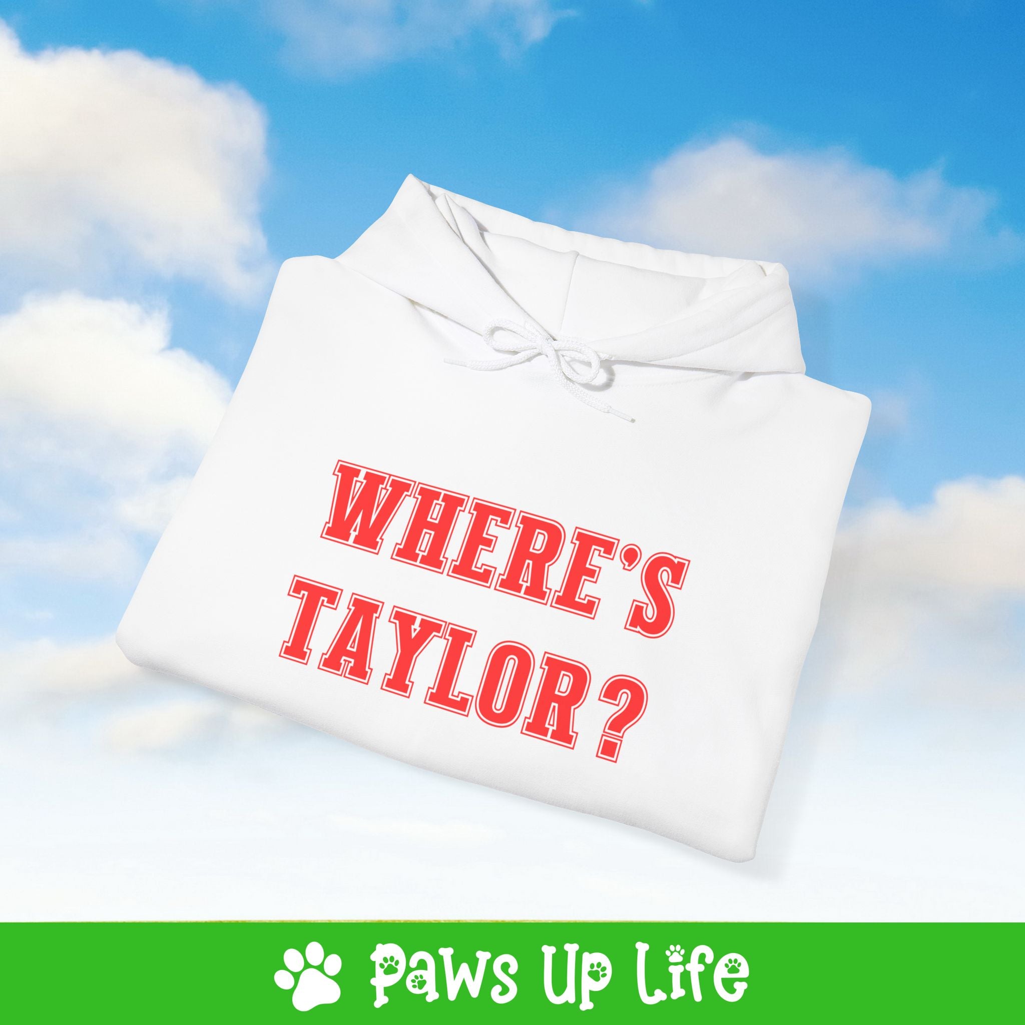 Where's Taylor Football Unisex Hoodie Hooded Sweatshirt Classic Cotton | Paws Up Life, LLC