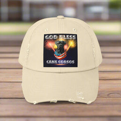 God Bless Cane Corso Patriotic Baseball Cap Hat Unisex OSFA Multiple Color Options | Paws Up Life, LLC