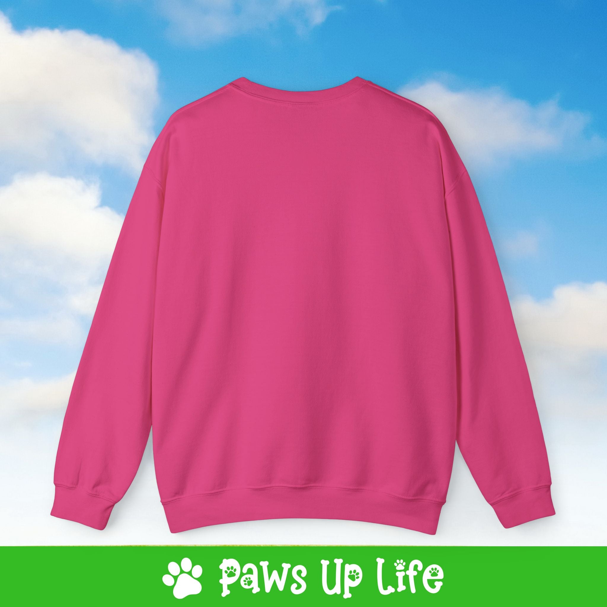 German Wirehaired Pointer Football Cheer Buddy Cheerleading Dog Crewneck Sweatshirt, Unisex Gift for Animal Lovers, Dog Mom Dad Sweatshirt, Cute Dog Lover Apparel, Fun Pet | Paws Up Life, LLC