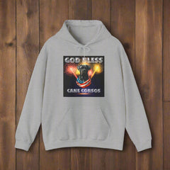 God Bless Cane Corso Patriotic Unisex Sweatshirt Heavy Blend™ Hooded | Paws Up Life, LLC