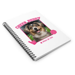 Havanese Football Cheer Buddy Cheerleading Dog Spiral Notebook for Office and Home - Ruled Line | Paws Up Life, LLC