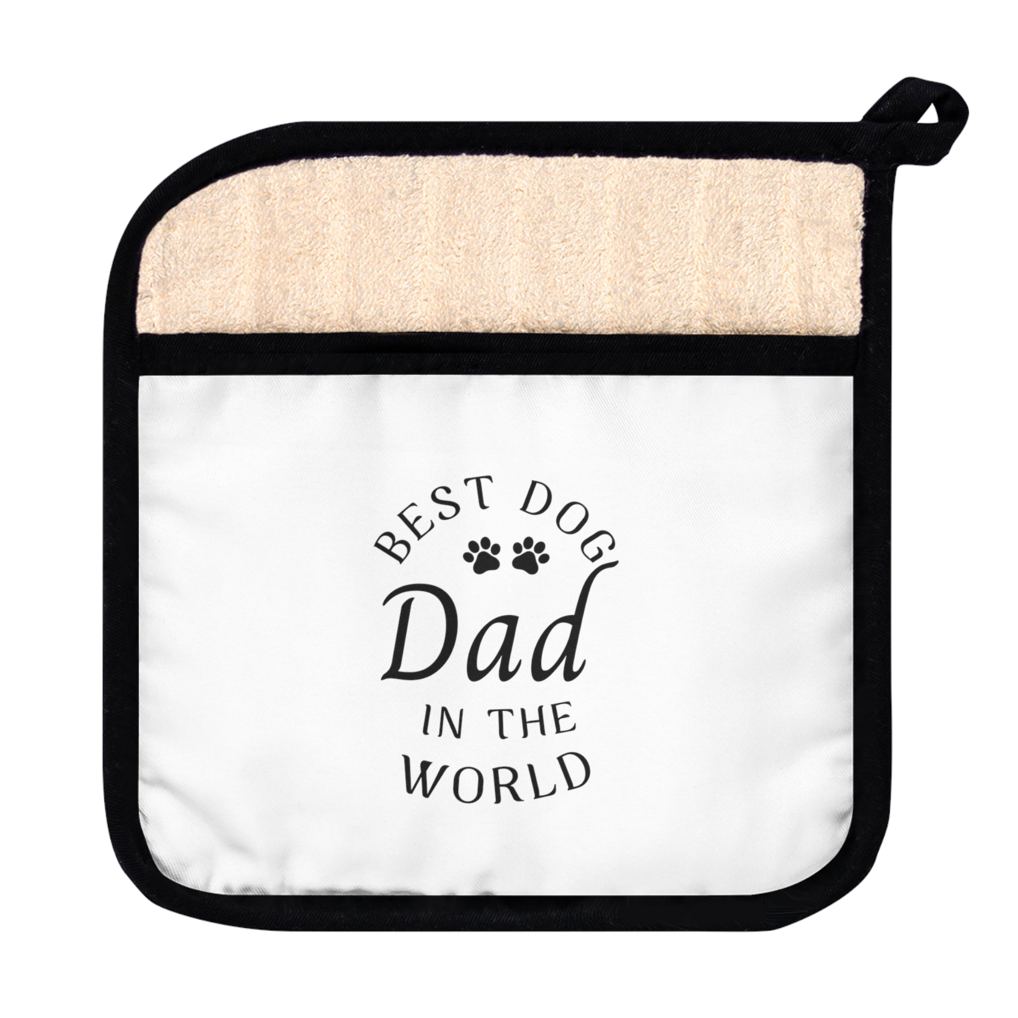 Best Dog Dad Pot Holder: A Must-Have Kitchen Essential for Pet-Loving Dads - Pot Holder with Pocket | Paws Up Life, LLC