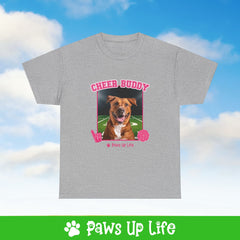 Beauceron Cheer Buddy Cheerleading Dog Tee, Shirt, Unisex Pet Lover Gift, Dog Mom Dad Tshirt, Animal Rescue Advocate, Cute Puppy Graphic Top Classic Collar | Paws Up Life, LLC