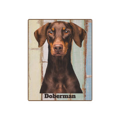 Doberman Metal Wall Art: Stunning Canine Décor for Dog Lovers | Premium Quality & Unique Design - Great Gift For Dog Mom Or Dad | Paws Up Life, LLC