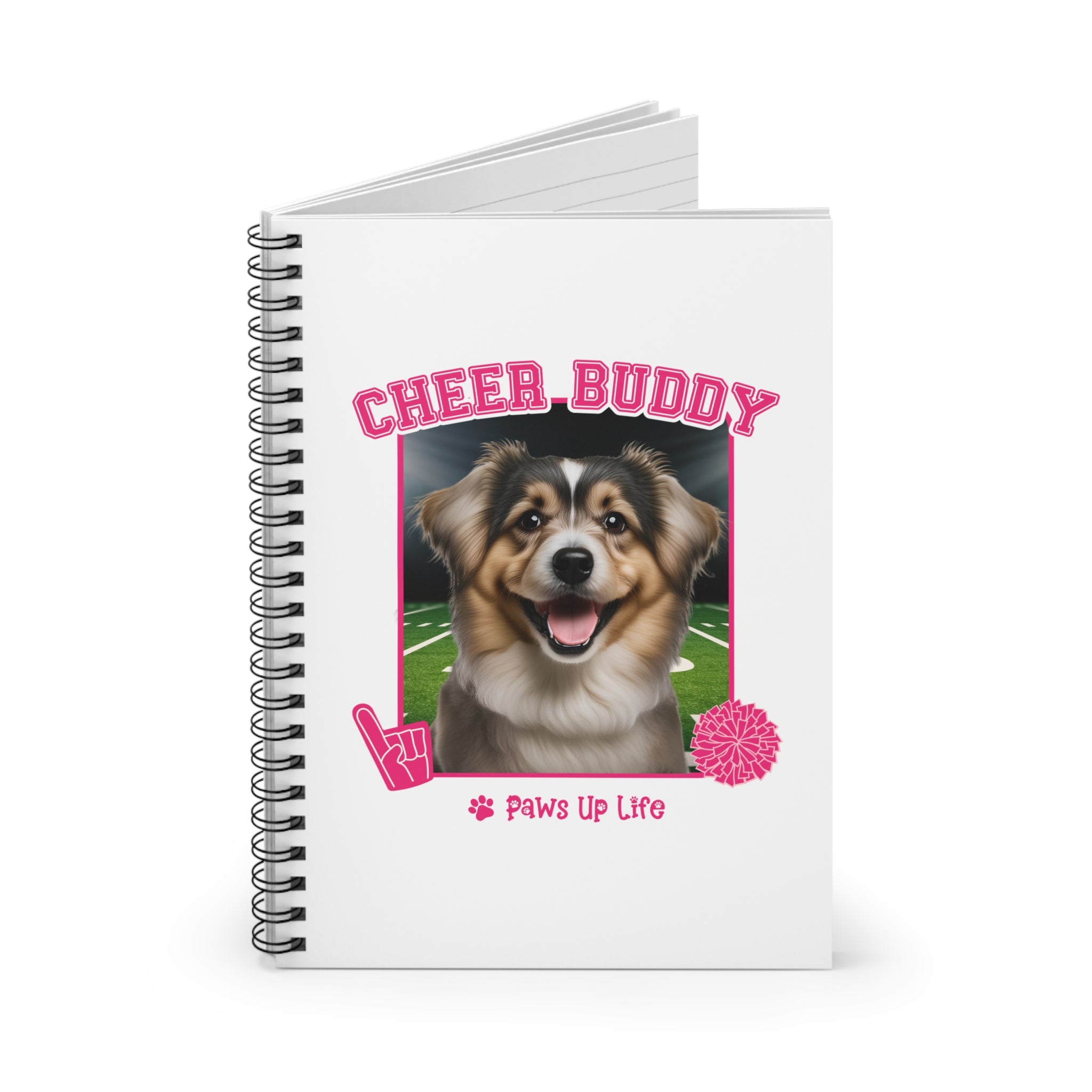 Havanese Football Cheer Buddy Cheerleading Dog Spiral Notebook for Office and Home - Ruled Line | Paws Up Life, LLC