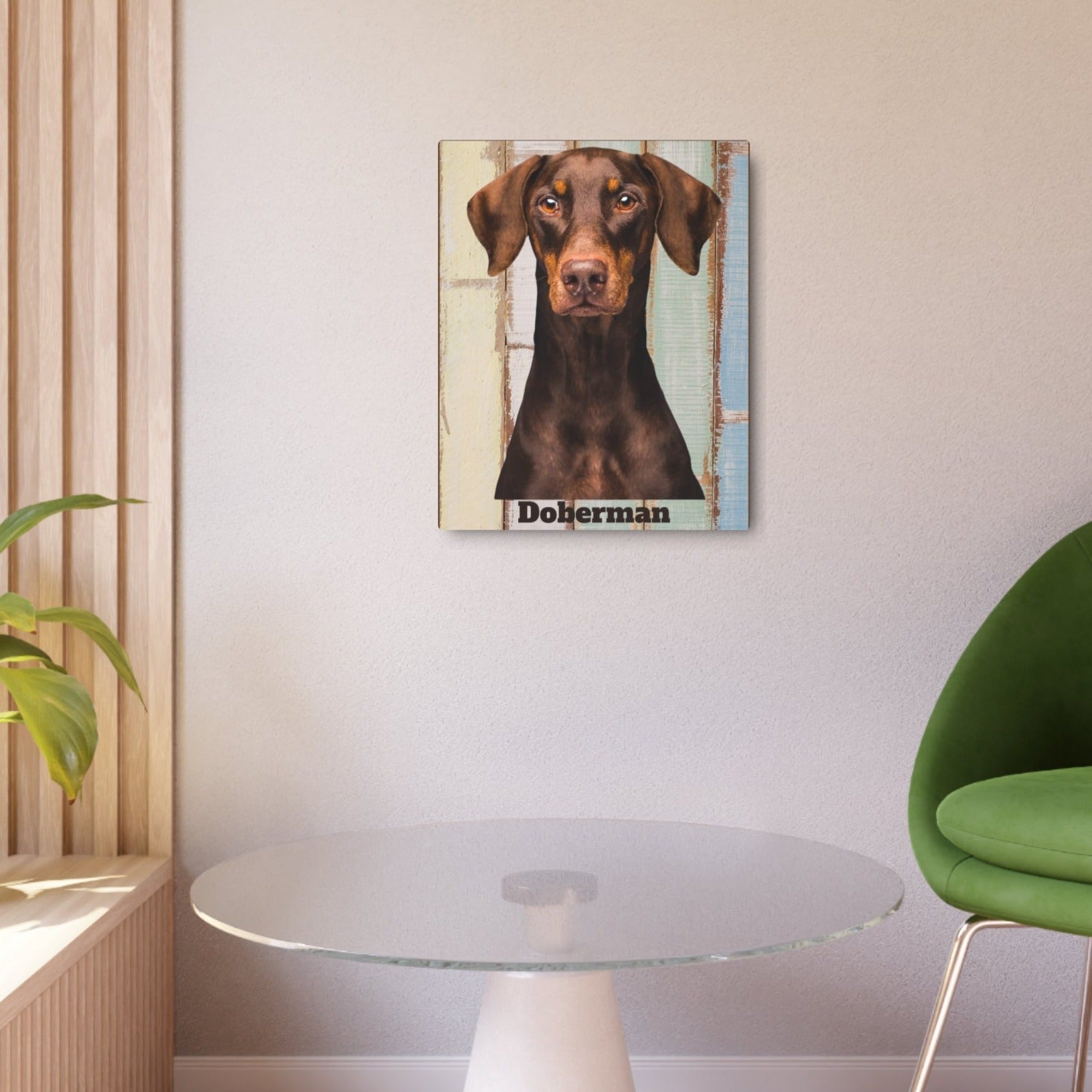 Doberman Metal Wall Art: Stunning Canine Décor for Dog Lovers | Premium Quality & Unique Design - Great Gift For Dog Mom Or Dad | Paws Up Life, LLC