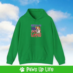 Jack Russell Dog United We Love Unisex Hoodie Hooded Sweatshirt Classic Comfy Cotton | Paws Up Life, LLC