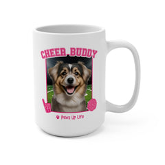 Havanese Football Cheer Buddy Cheerleading Dog 15oz Large Coffee Mug Ceramic Drinkware Tea Washable | Paws Up Life, LLC