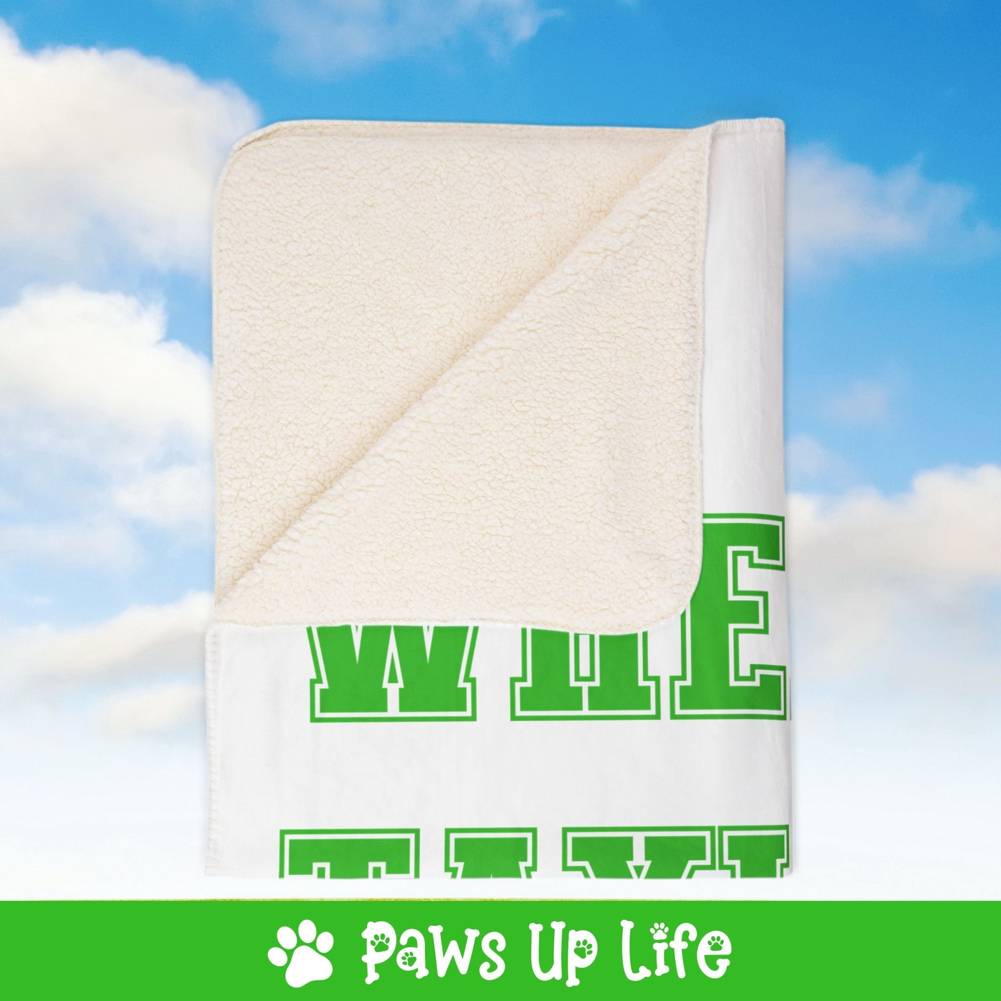 Where's Taylor Football Fleece Sherpa Blanket - Perfect for Snuggling and Cozy Napping | Paws Up Life, LLC