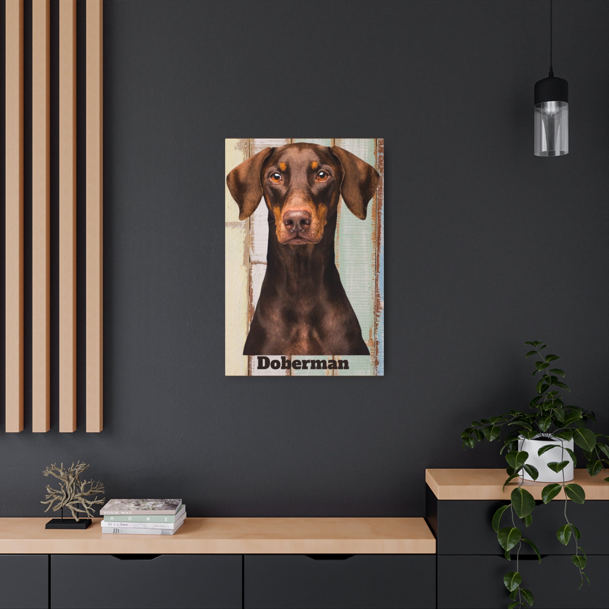 Doberman Metal Wall Art: Stunning Canine Décor for Dog Lovers | Premium Quality & Unique Design - Great Gift For Dog Mom Or Dad | Paws Up Life, LLC