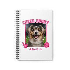 Havanese Football Cheer Buddy Cheerleading Dog Spiral Notebook for Office and Home - Ruled Line | Paws Up Life, LLC