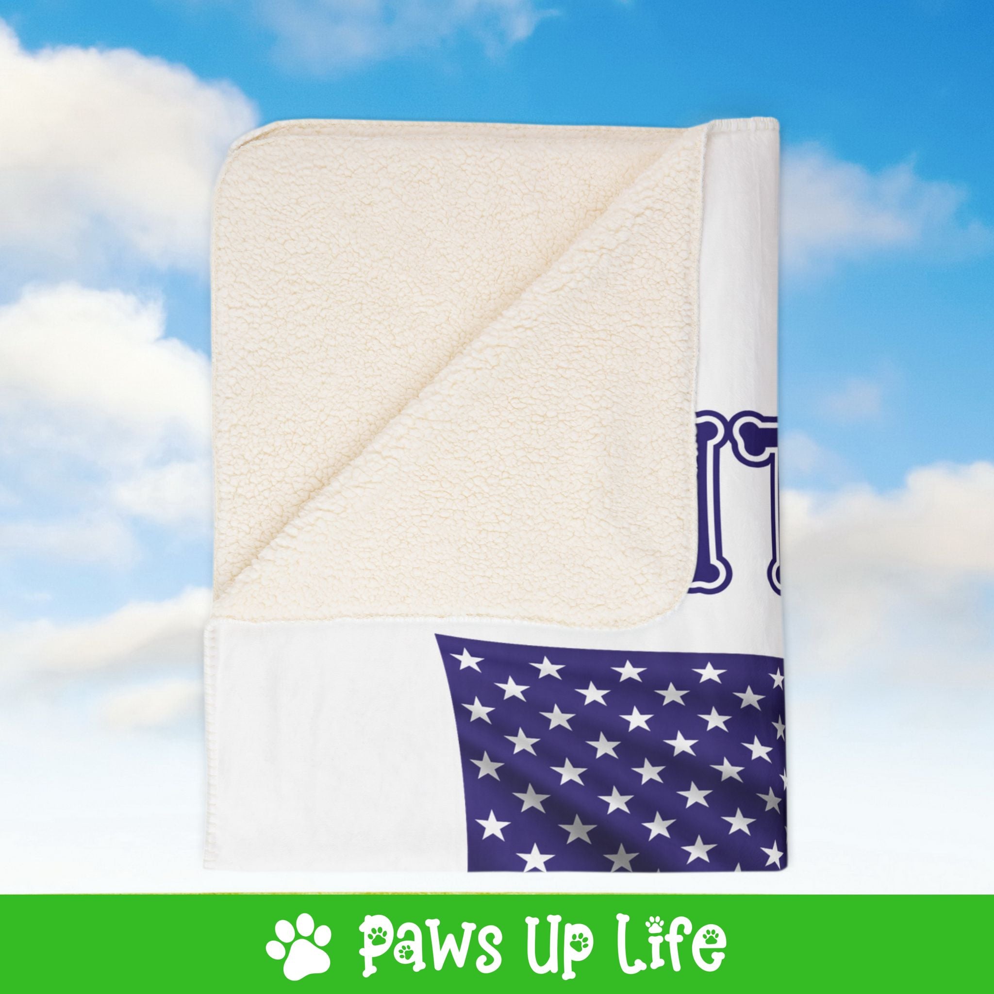 English Springer Spaniel Dog United We Love Fleece Sherpa Blanket - Perfect for Snuggling and Cozy Napping | Paws Up Life, LLC