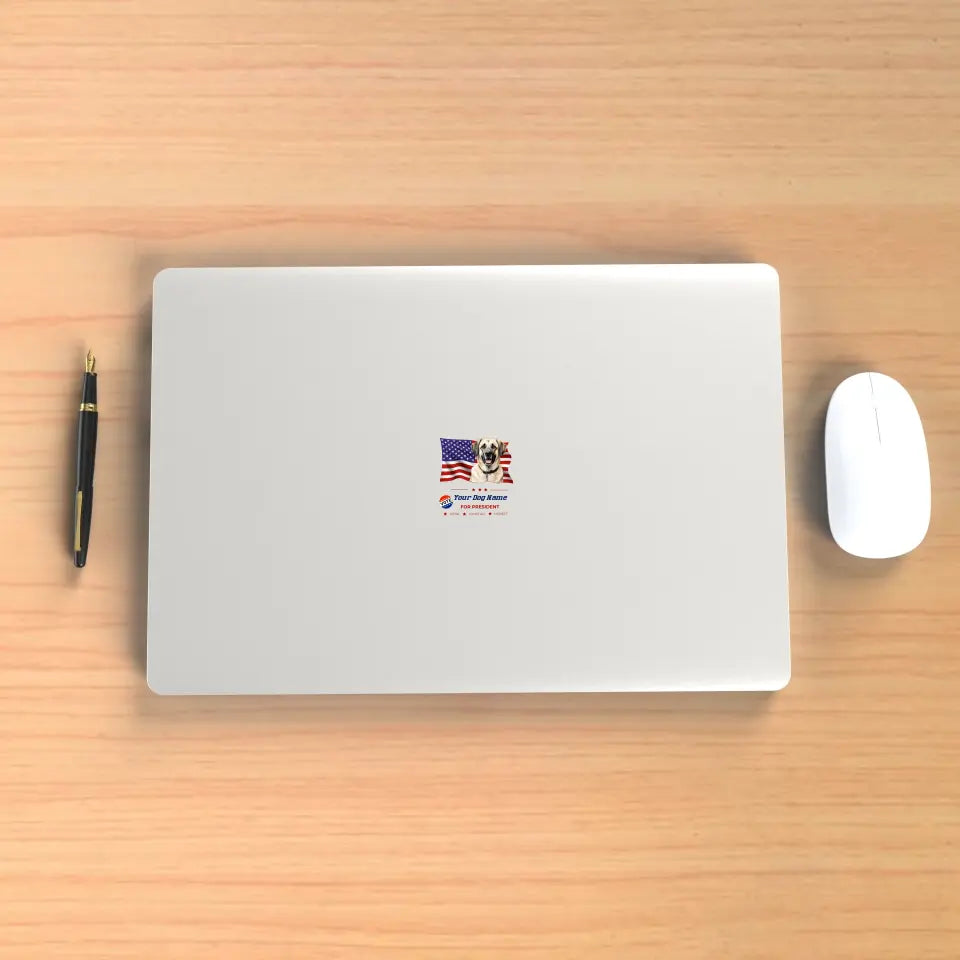 Sticker | Vote for My Dog Campaign Personalized Sticker - 5 Sizes to choose from