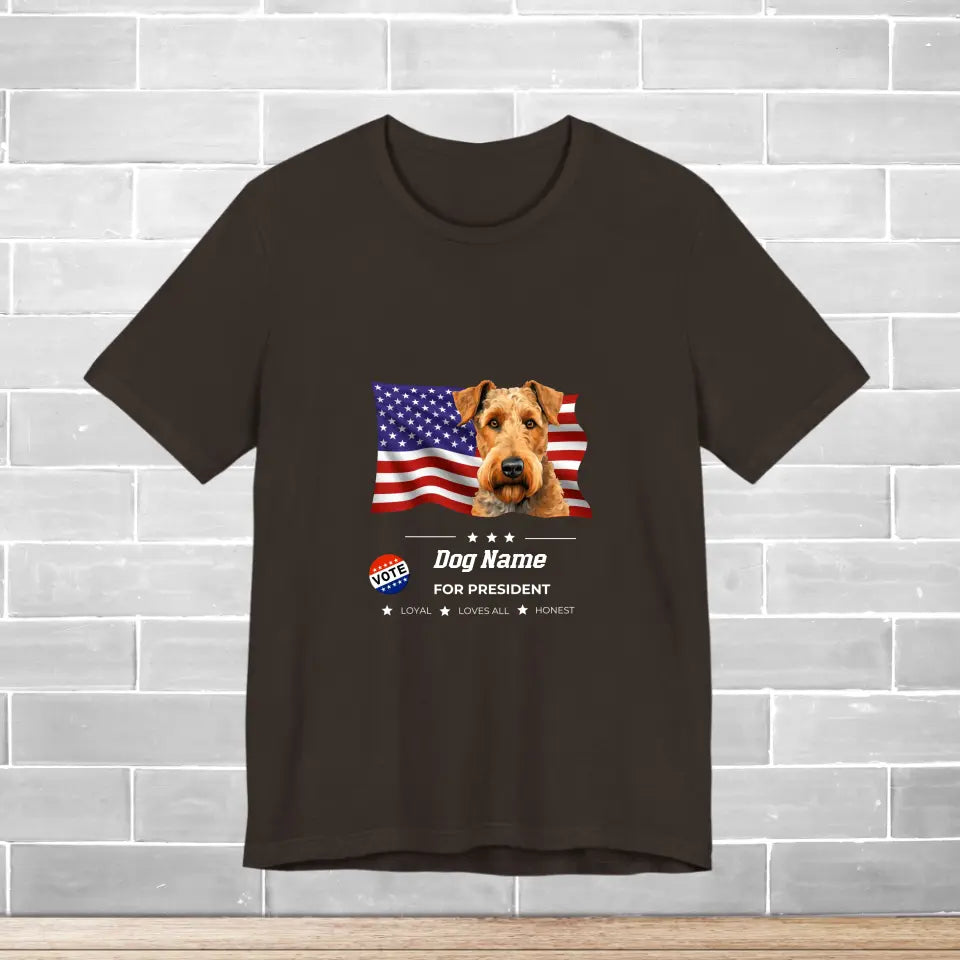 T-Shirt | Vote for My Dog Campaign Personalized TShirt Tee | Paws Up Life, LLC