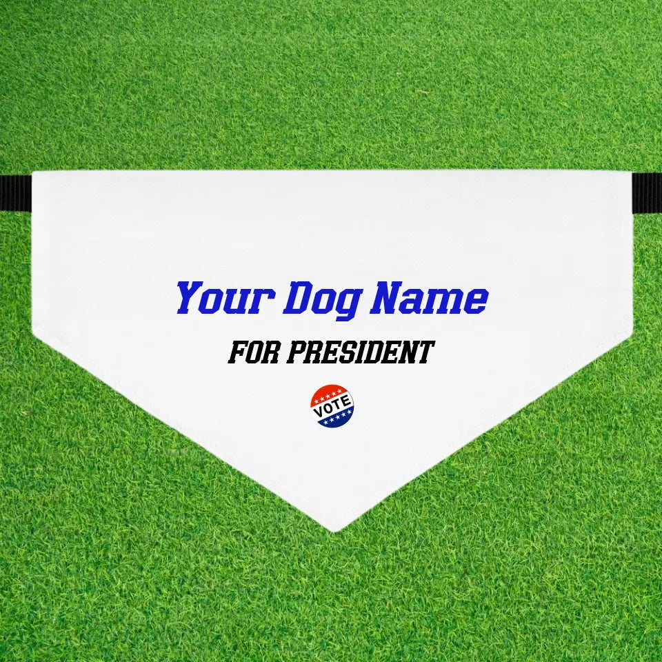 Dog Bandana | Vote for My Dog Personalized Campaign Bandana