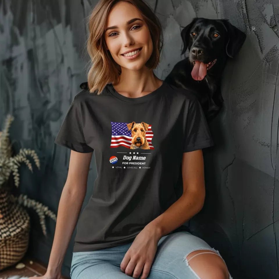 T-Shirt | Vote for My Dog Campaign Personalized TShirt Tee | Paws Up Life, LLC