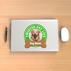 Twisted Pet Life Personalized Stickers for Dog Lovers