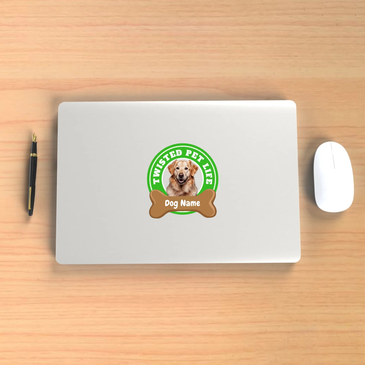 Twisted Pet Life Personalized Stickers for Dog Lovers