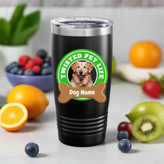 Twisted Pet Life Personalized Tumbler Cup for Dog Lovers