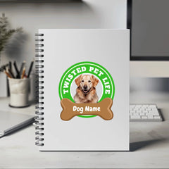 Twisted Pet Life Personalized Spiral Notebook for Dog Lovers