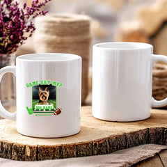 Coffee Mug | Game Day MVP Dog Personalized Football Coffee Mug Jumbo 20oz