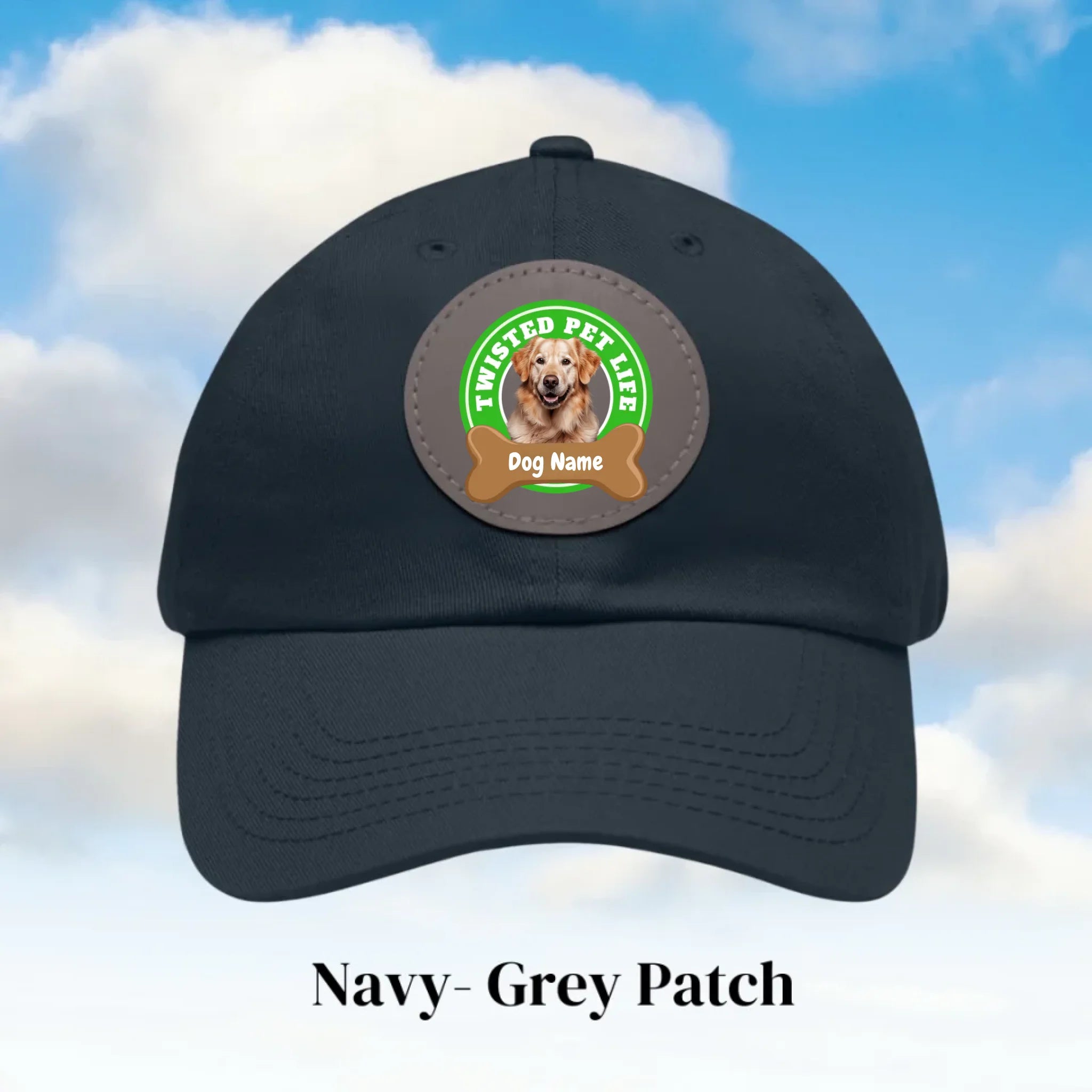 Hat - Navy - Grey Patch (1)