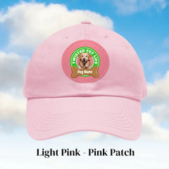 Copy of Hat - Light Pink - Pink Patch (1)