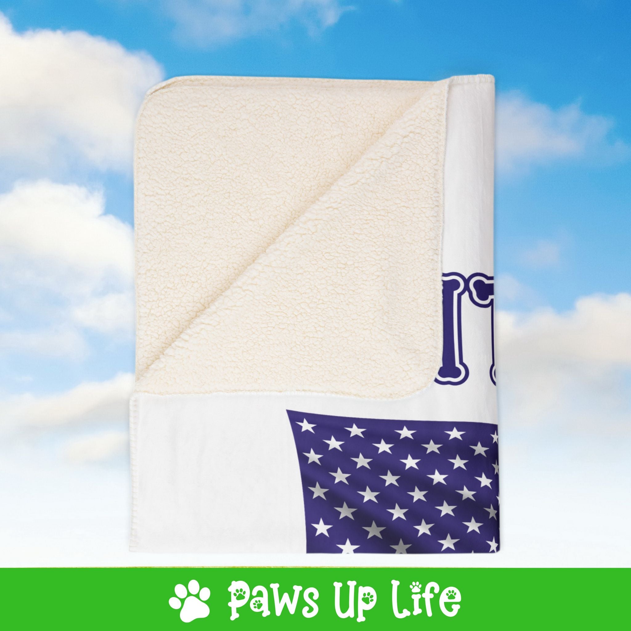 Cocker Spaniel Dog United We Love Fleece Sherpa Blanket - Perfect for Snuggling and Cozy Napping | Paws Up Life, LLC